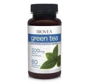 Зелен Чай Екстракт 500mg 60 вег. капс. Biovea GREEN TEA