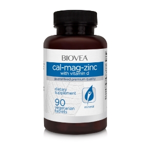 Калций Магнезий Цинк Витамин D3 90 табл. BIOVEA CAL-MAG-ZINC with Vitamin D