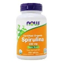 Спирулина 500 mg 100 табл.  NOW Foods   Spirulina  Organic