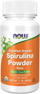 Спирулина  прах  113g  NOW Foods  Organic Powder