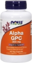 Алфа-Глицилфосфорилхолин   300 mg  60 вег. капс.  Now Foods  Alpha GPC