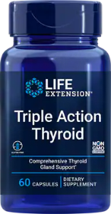 Формула за цялостна тироидна подкрепа 60 капс.  Life Extension  Triple Action Thyroid