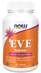 Мултивитаминен комплекс  за жени  180 табл. Now Foods   Eve™ Women's Multiple Vitamin