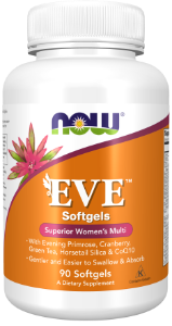 Мултивитаминен комплекс  за жени  90 софтгел капс. Now Foods   Eve™ Women's Multiple Vitamin  Softgels