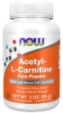 АЦЕТИЛ L-КАРНИТИН 85g NOW Foods Acetyl-L-Carnitine Pure Powder
