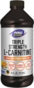 Л-Карнитин течен 3000mg 473ml NOW Sports L-Carnitine Triple Strength Liquid