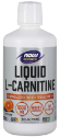 Л-Карнитин течен 1000mg 946ml NOW Sports Liquid L-Carnitine Citrus Flavor