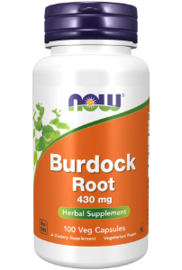 РЕПЕЙ КОРЕН 430 mg 100 вег. капс.  NOW Foods  Burdock Root
