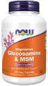 Глюкозамин и Метилсулфонилметан МСМ 240 вег.капс. NOW Foods Glucosamine & MSM (Vegetarian)