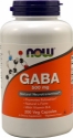 Габа Гама аминомаслена киселина 500 mg 200 вег. kaпс. NOW Foods GABA