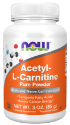 АЦЕТИЛ L-КАРНИТИН  пудра  85g  NOW Foods ACETYL L-CARNITINE Pure Powder