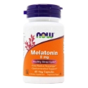 Мелатонин  5 mg  60 вег. капс.  NOW Foods  Melatonin 5 mg Sustained Release 