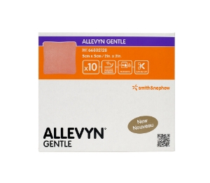 Стерилна полиуретанова превръзка за чувствителна кожа  20cm x 20cm  x 1   ALLEVYN Gentle Border