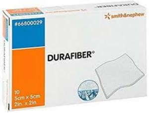 Абсорбираща гел превръзка със сребро 5cm x 5cm DURAFIBER Absorbent Gelling Fiber Dressing