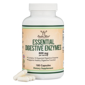 Храносмилателни ензими  400 mg  180  капс.  Double Wood Essential digestive Enzymes