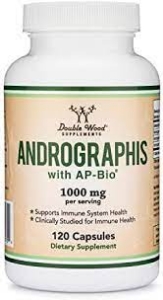 Андрографис  1000 mg 120 капс.  Double Wood Supplements  Andrographis   with AP-Bio®