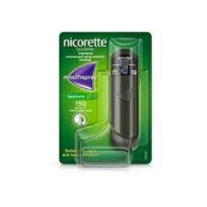 Никорет фрешминт 1 mg/впръскване спрей за устна лигавица  разтвор  13.2 ml Nicorette Freshmint oromucosal spray solution 