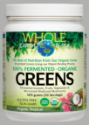 Зелени супер храни на прах  с  тропически  вкус   405g   Natural Factors Whole Earth & Sea FERMENTED ORGANIC GREENS