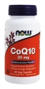 Коензим Q10 30 mg 60 вег.капс. NOW Foods CoQ10