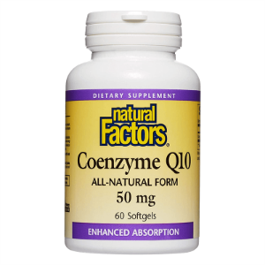 КОЕНЗИМ Q10  50 mg 60 софтгел капс. Natural Factors Coenzyme Q10