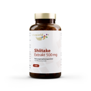 Шийтаке екстракт 500 mg  100  капс.  Vita World  Shiitake extract