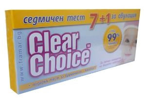 ТЕСТ ЗА ОВУЛАЦИЯ   7 + 1   Clear Choice  Ovulation Test 