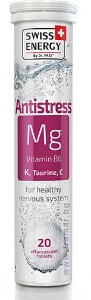 АНТИСТРЕС 20 ефф.табл.  SWISS ENERGY  ANTISTRESS   MAGNESIUM  + B6