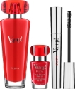 Комплект за жени  Pupa  Vamp  Red  Eau de Parfum 100ml + Vamp Nail polish 9ml + Mascara Vamp 9ml