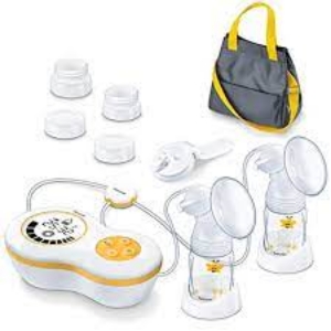 Електрическа помпа за кърма + Термометър  Beurer BY 70 Dual electric dual breast pump + BY 11 Express Thermometer  Dog   