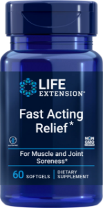 Формула за стави и мускули  60 софтгел капс.  Life Extension  Fast Acting Relief