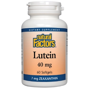 Лутеин 40 mg + Зеаксантин х 60  софтгел капс.  Natural Factors  Lutein 40 mg with 7 mg Zeaxanthin Eye Health