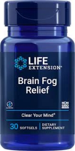 Формула за подобряване на  мозъчната функция 30 софтгел капс.  Life Extension  Brain Fog Relief