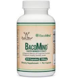 Бакопа Мониери 150 mg  210 капс.  Double Wood Supplements  Bacomind Bacopa Extract