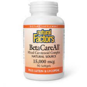 Каротеноиден комплекс 25000 IU  90 софтгел капс.  Natural Factors  BetaCareAll® 