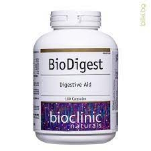 Храносмилателни ензими  180 капс.  Natural Factors  BioDigest