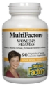 Мултивитамини и Минерали за Жени  90 вег.капс.  Natural Factors  MultiFactors  Women's