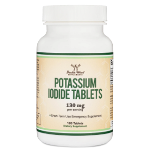 Калиев йодид  180 табл.  Double Wood Supplements  Potassium Iodide