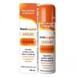 РАНИСЕПТОЛ  10% ПАНТЕНОЛ ПЯНА  150  ml   RANISEPTOL SUN