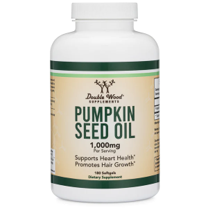 Масло от тиквени семена 500 mg  180  софтгел капс   Double Wood Supplements  Pumpkin Seed Oil