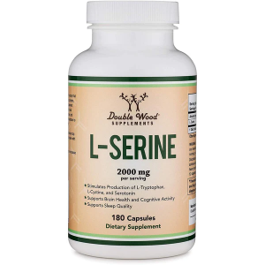 L-серин  180 капс.  Double Wood Supplements  L-Serine