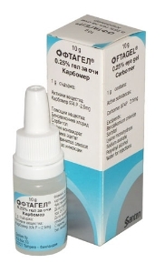 ОФТАГЕЛ 2.5 mg/g гел за очи  Oftagel