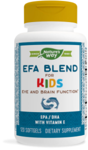 Омега-3-6 за деца  120 софтгел капс.  Nature's Way  EFA Blend for Kids