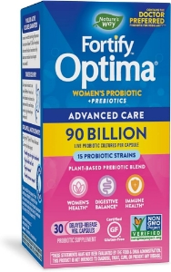 Пробиотик + пребиотици за жени  30 капс.  Nature's Way  Fortify® Optima® Women’s 90 Billion Probiotic + Prebiotic