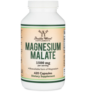 Магнезий малат  500 mg  420 капс.  Double Wood Supplements  Magnesium Malate