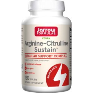 Аргинин + Цитрулин  120  табл.  Jarrow Formulas  Arginine-Citrulline Sustain™