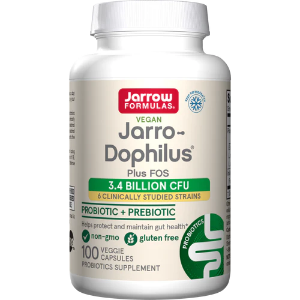 Пробиотик +  Пребиотик  3.4 Billion CFU  100  капс.  Jarrow Formulas   Jarro-Dophilus® + FOS