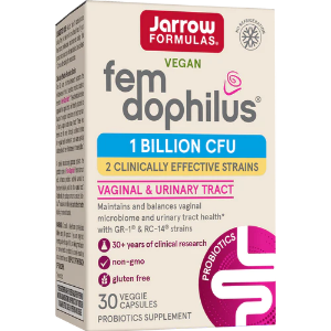 Пробиотик за вагиналните и пикочни пътища 1 Billion CFU  30 капс.   Jarrow Formulas   Fem-Dophilus®