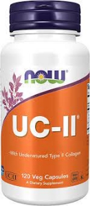 Натурален колаген 120 вег.капс. NOW Foods UC-II® Type II Collagen