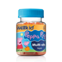 Уелкид Пепа Пиг  Мултивитамини за деца  30 желирани табл.  Vitabiotics  Wellkid Peppa Pig  Multi-vits