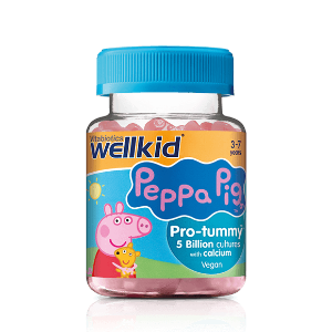 Уелкид Пепа Пиг  Пробиотик за деца  30 желирани табл.  Vitabiotics  Wellkid Peppa Pig Pro-tummy™ Microbiotic Supplement